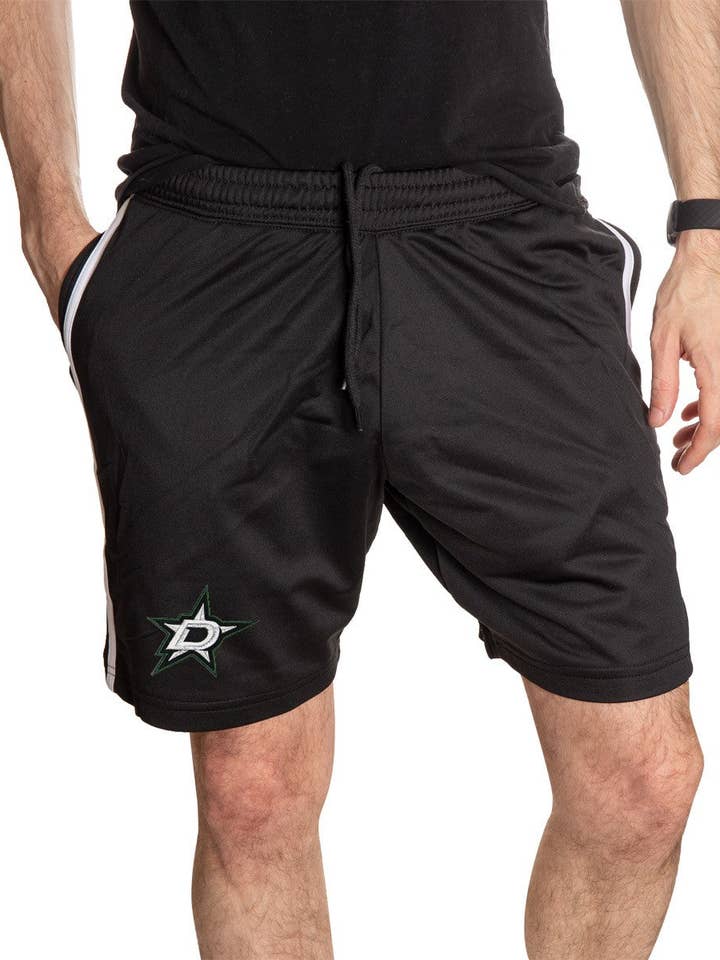 Shorts à deux rayures Dallas Stars pour hommes pour la vente par Calhoun Sportswear