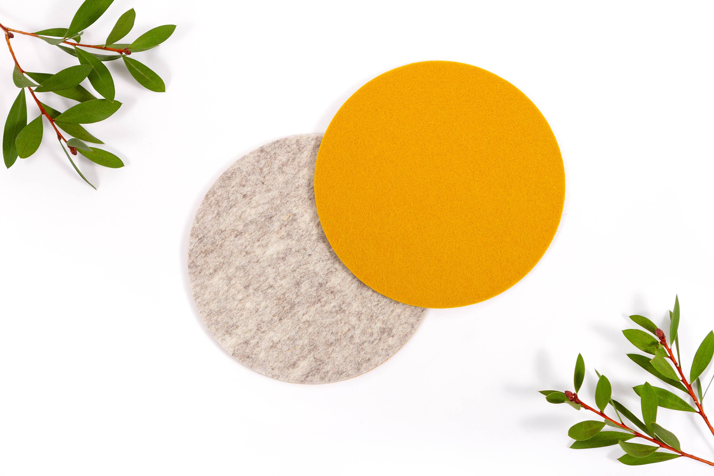 Studio 82° - Wholesale Trivet - Multi Colored Trivet 6" - Merino Wool Felt - Set of 211