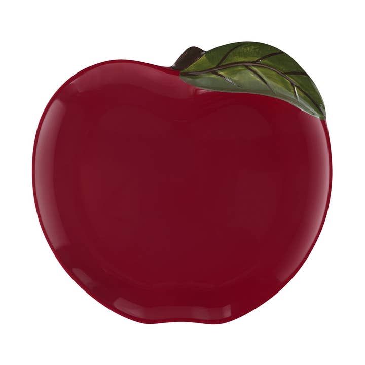 Apple Melamine 8" Plate for wholesale by Supreme Housewares