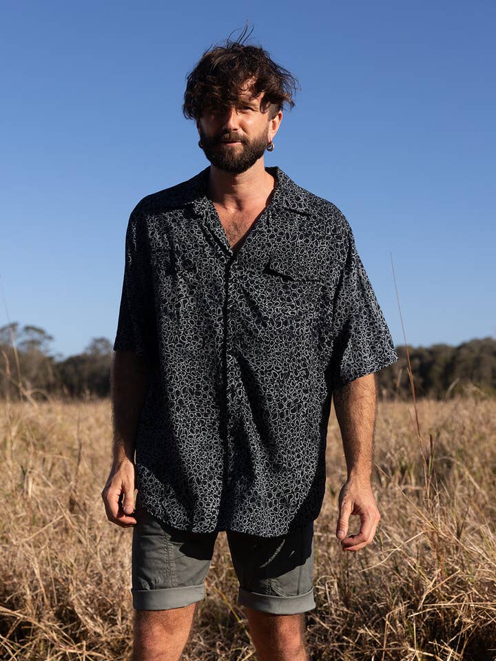 IDIS - Wholesale Buttoned-down shirt – Men's - leopard Shirt2