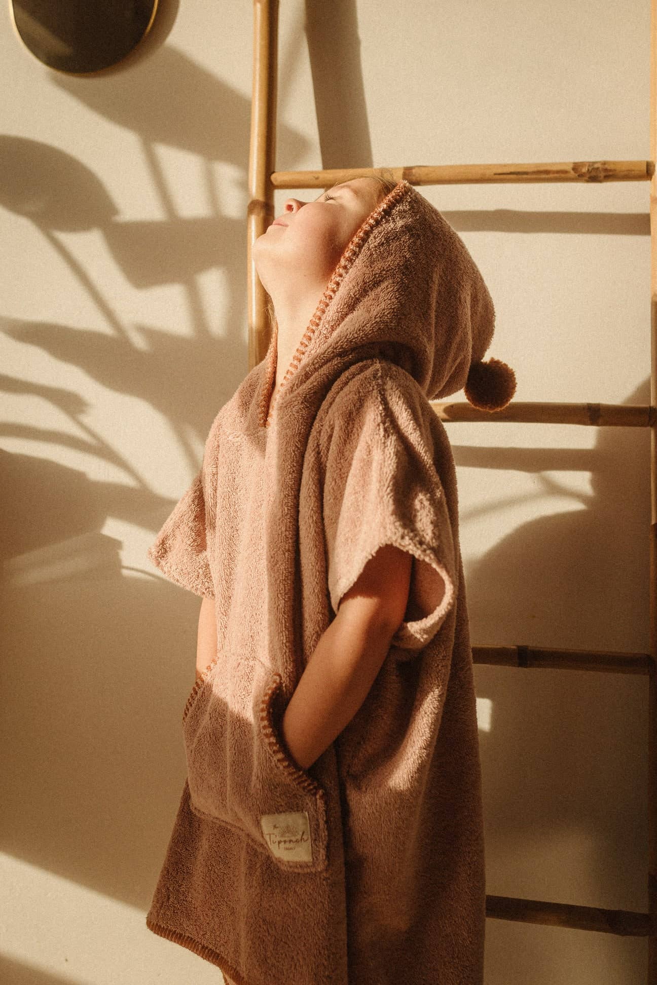 Ti'ponch - Wholesale Poncho Towel - Kids & Baby - Poncho JODY - Blush2