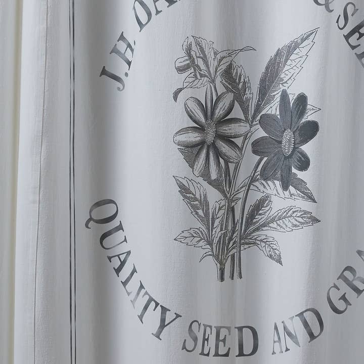 Park Designs – wholesale Duschdraperi – Seed Sack duschdraperi1