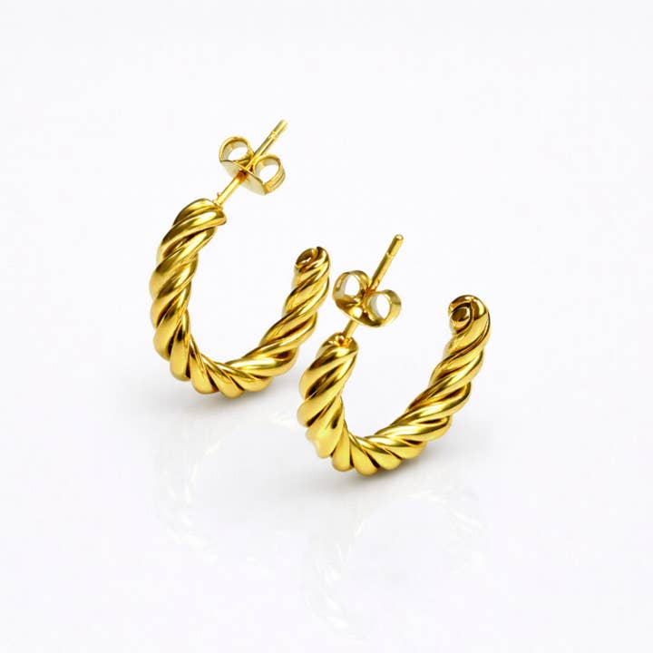 Baby Creoles Twists for wholesale by Poudre Bijoux