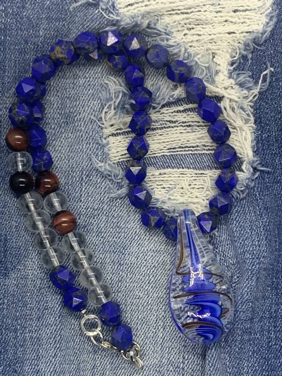 Blueberry Swirl Halskette für den Großhandel von Mommy Slays