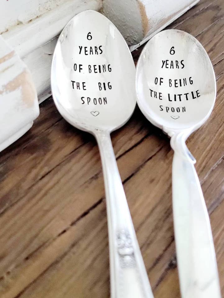 Op maat gemaakte vintage ijs/soeplepel voor wholesale door Wandering Tulips