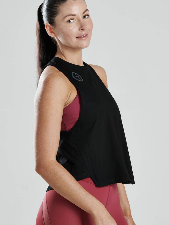 Chaleco de entrenamiento con espalda cruzada para venta al por mayor de iGD Sport