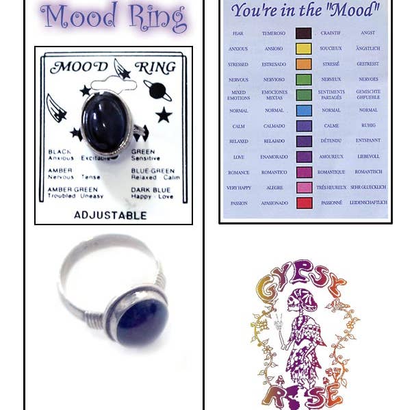Anello Mood Oval per la vendita all'ingrosso da parte di Gypsy Rose