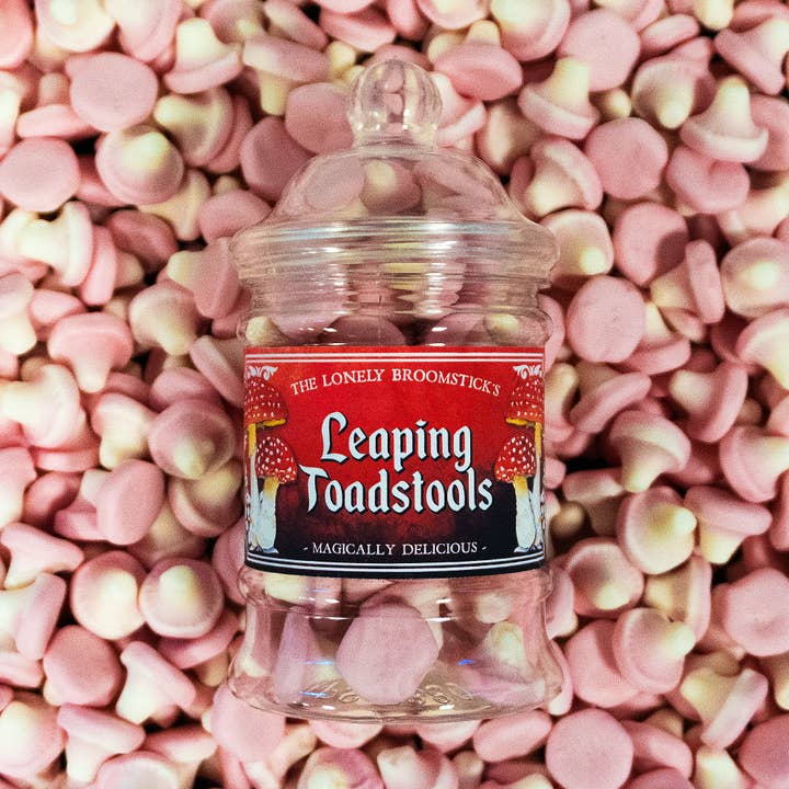 The Lonely Broomstick - Wholesale Gummy - Leaping Toadstools Jar2