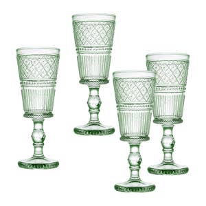 Bulk Wholesale 60 Vintage Style Glass Party Goblets ,grey Glass