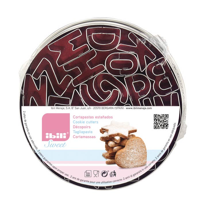 IBILI - Tin-plated cookie cutter with letters for wholesale by Ibili