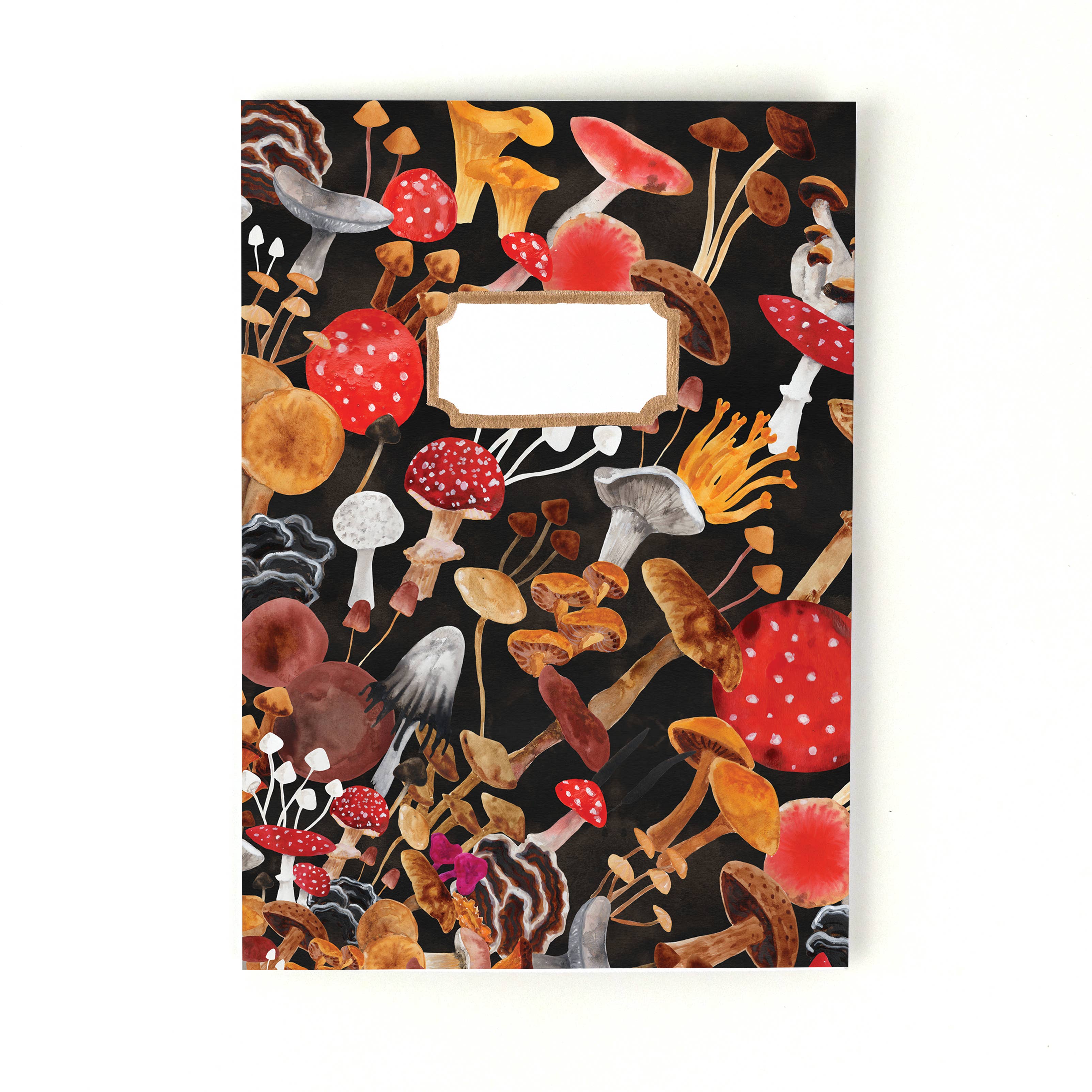 Bison Bindery – wholesale Notebook – Fungi A5 Recycled Notebook - 36 Plain Pages2