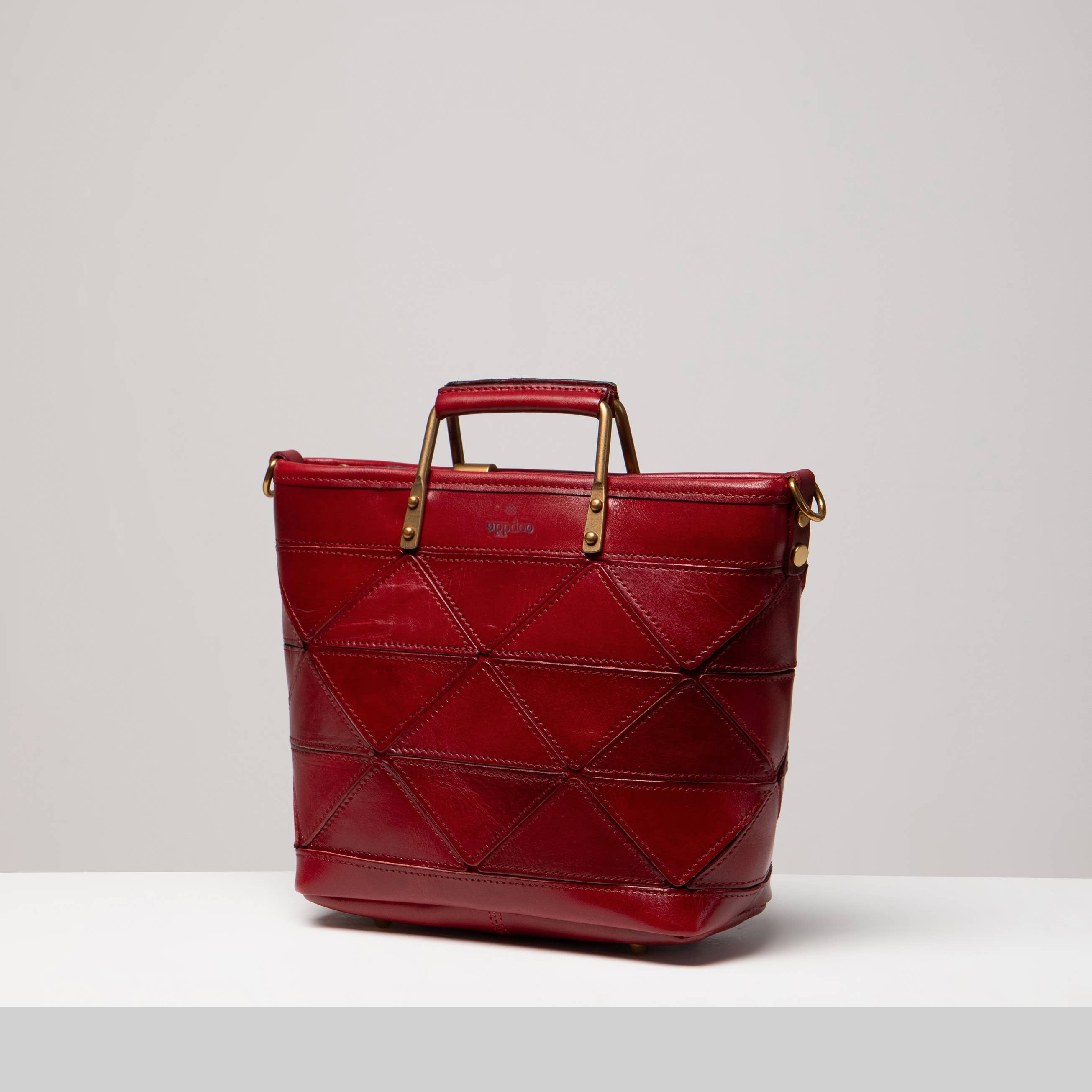 UPPDOO - Wholesale Tote Bag - Women's - Origami Small Tote - Bordeaux Red