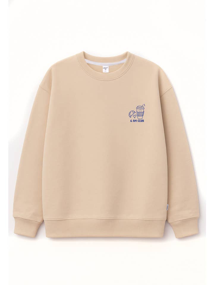 Liliput - Wholesale Graphic Sweatshirt - Women's - Adult sweatshirt beige coffee