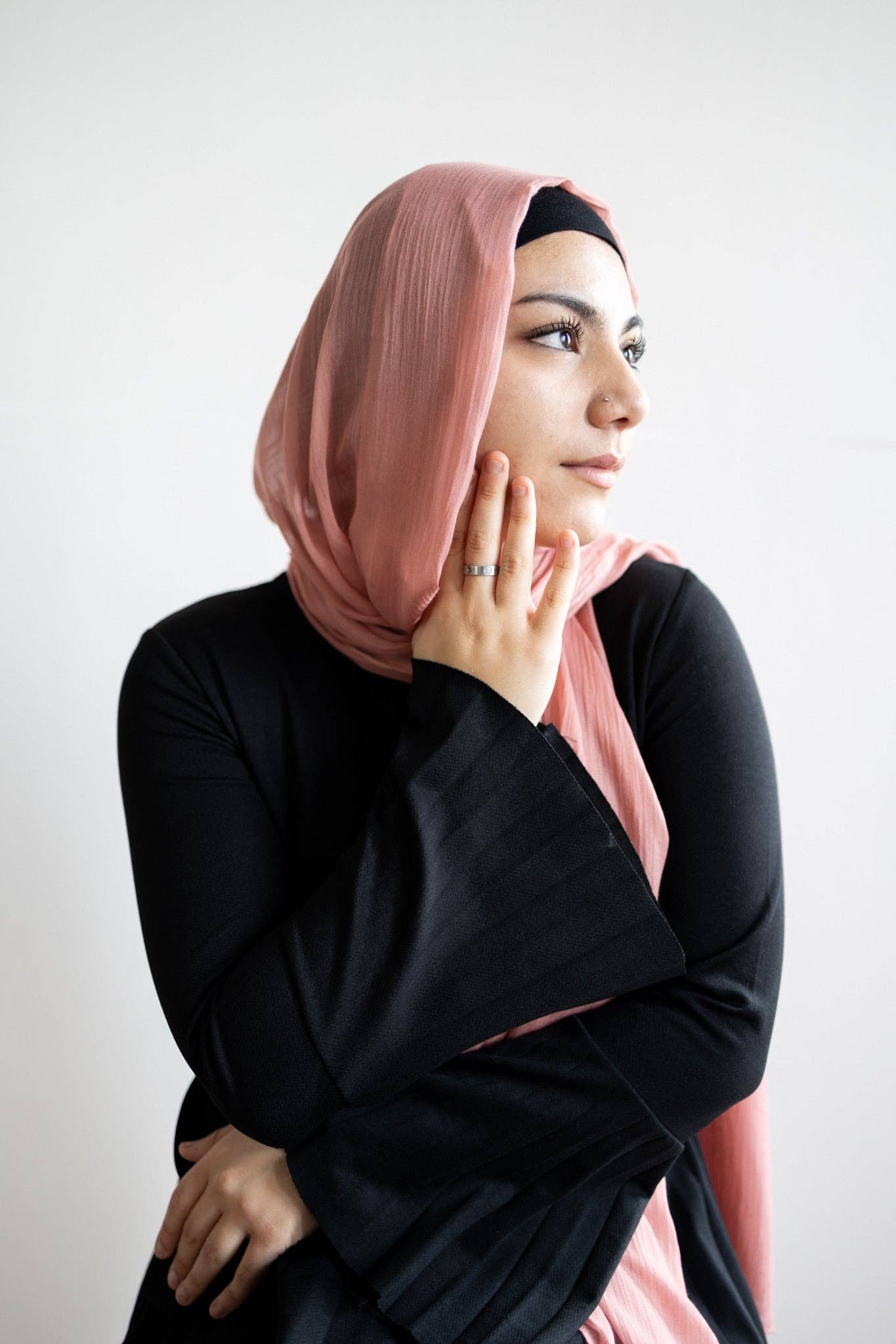 Bella Hijabs - Wholesale Hijab - Women's - Modal Hijab - Pale Mauve2