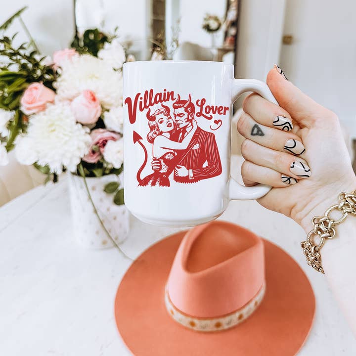 Villain Lover Bookish Mug for wholesale by Ace the Pitmatian Co