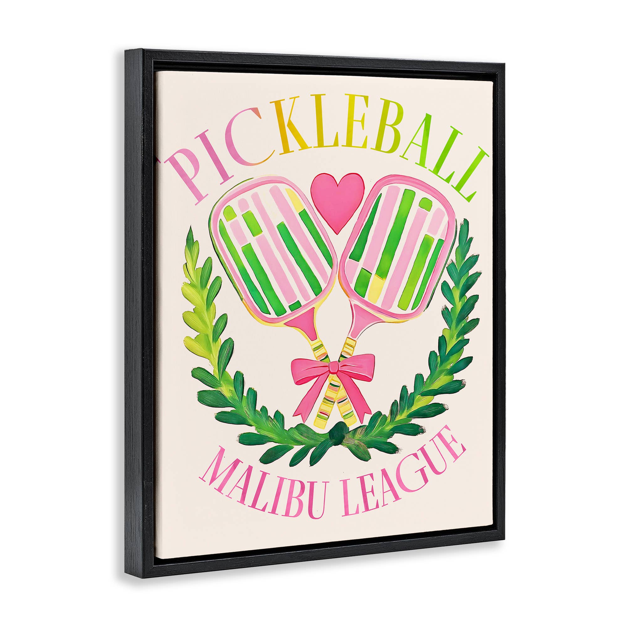 Stupell Industries - Wholesale Wall Sign - Pickleball Malibu League - Framed Wall Art19
