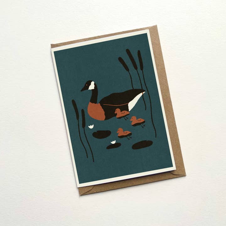 A6 ‘Mother Goose’ Greetings Card for wholesale by Becky Mann Illustration