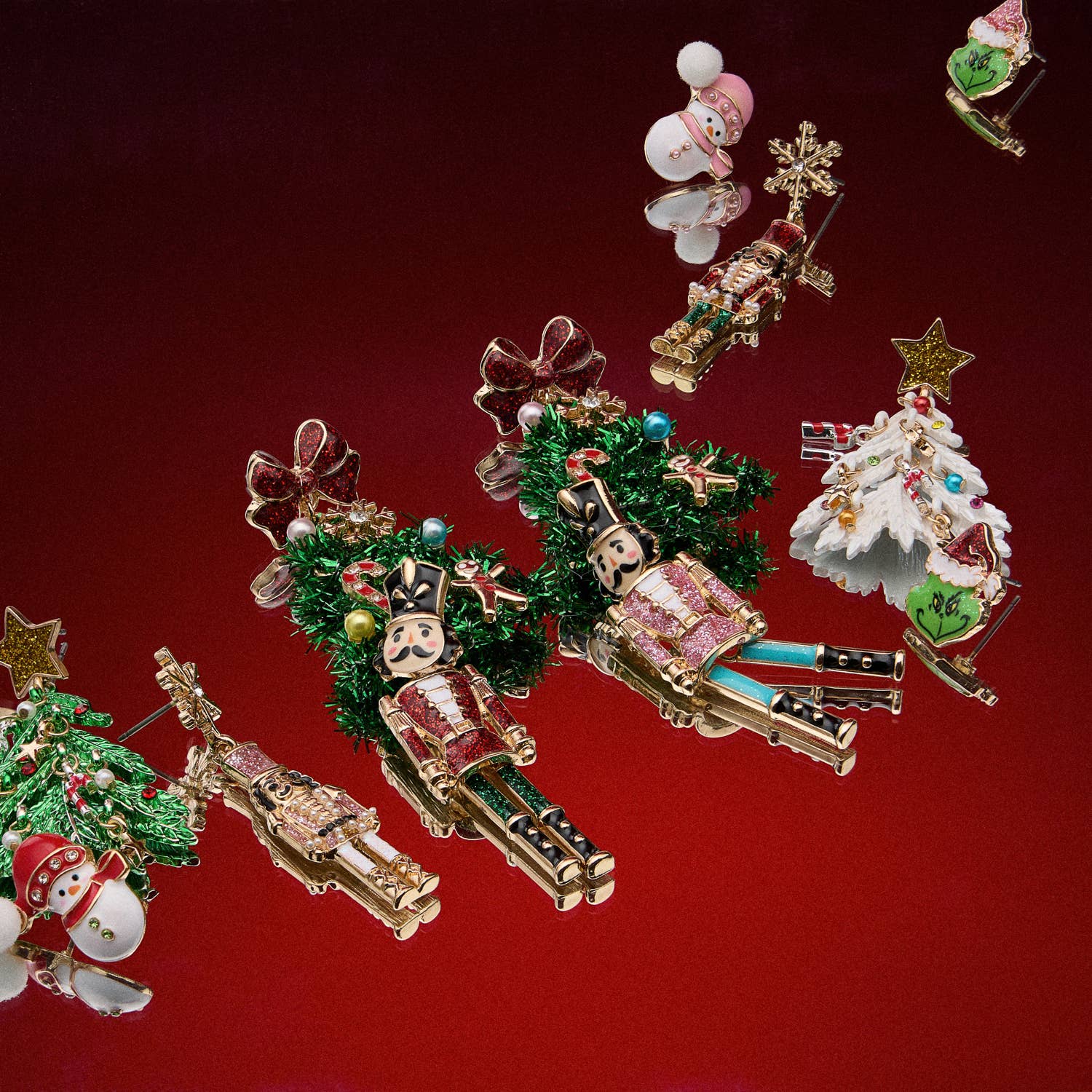 Frem - Wholesale Stud/Post Earrings - Nutcracker Enamel Earrings with Titanium Posts4