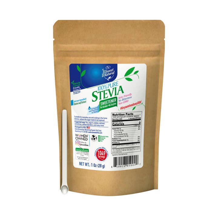 DairySky – wholesale Sugar/Sweetener – Pure Stevia Extract Leaf Powder (1.0 oz) - Nature's Authentic Sweetener