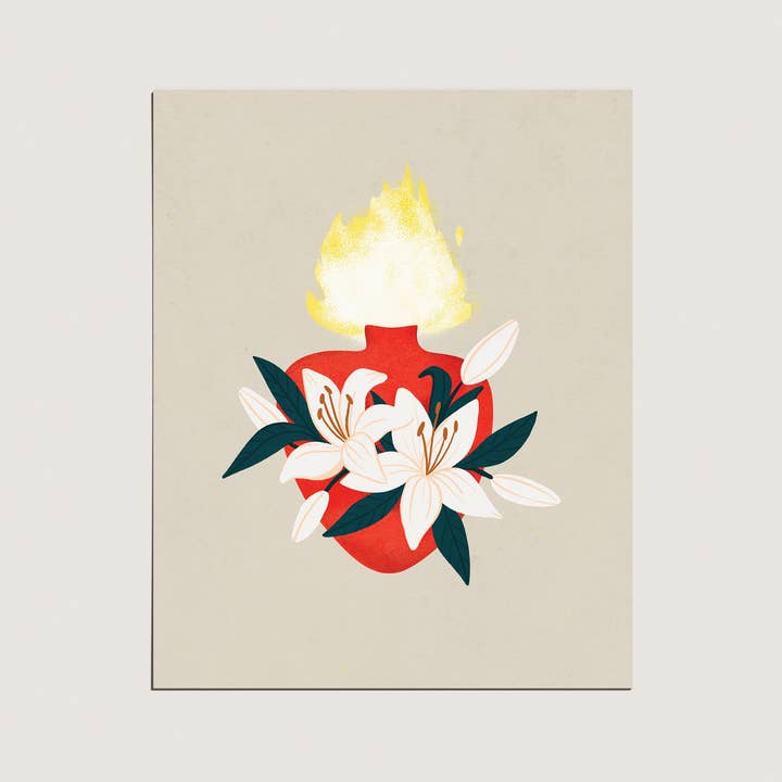 Providential Co. - Wholesale Art Print - Prints: Holy Family Hearts2