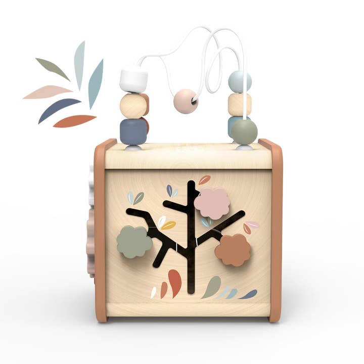 Speedy Monkey - Wholesale Wood Toy - Kids - 5 in 1 Activity cube3