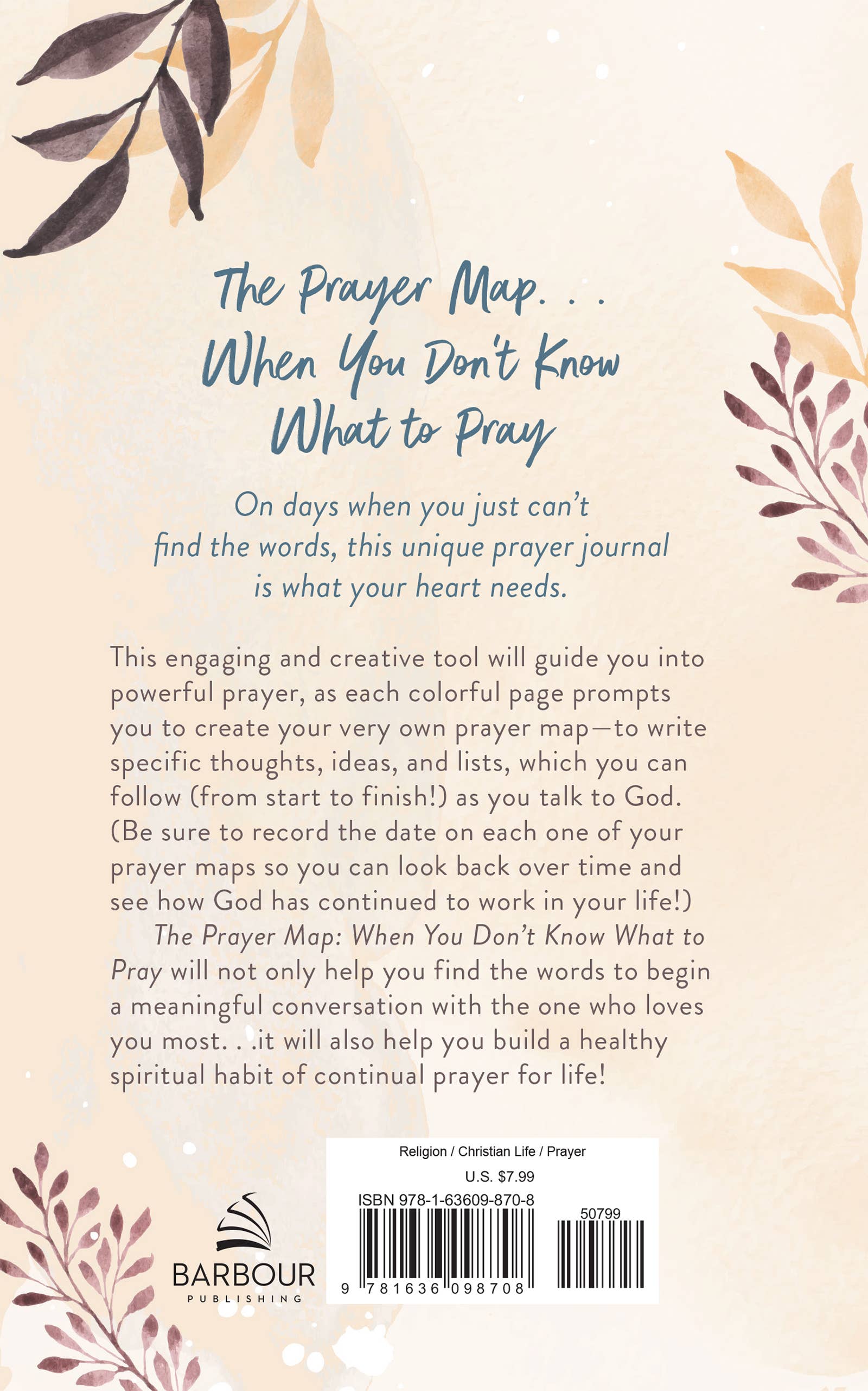 Barbour Publishing, Inc. - Wholesale Journal/Diary - The Prayer Map: When You Don't Know What to Pray3