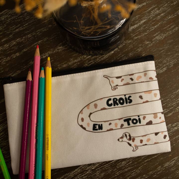 Estojo "Acredita em ti" por atacado de Grisbleu