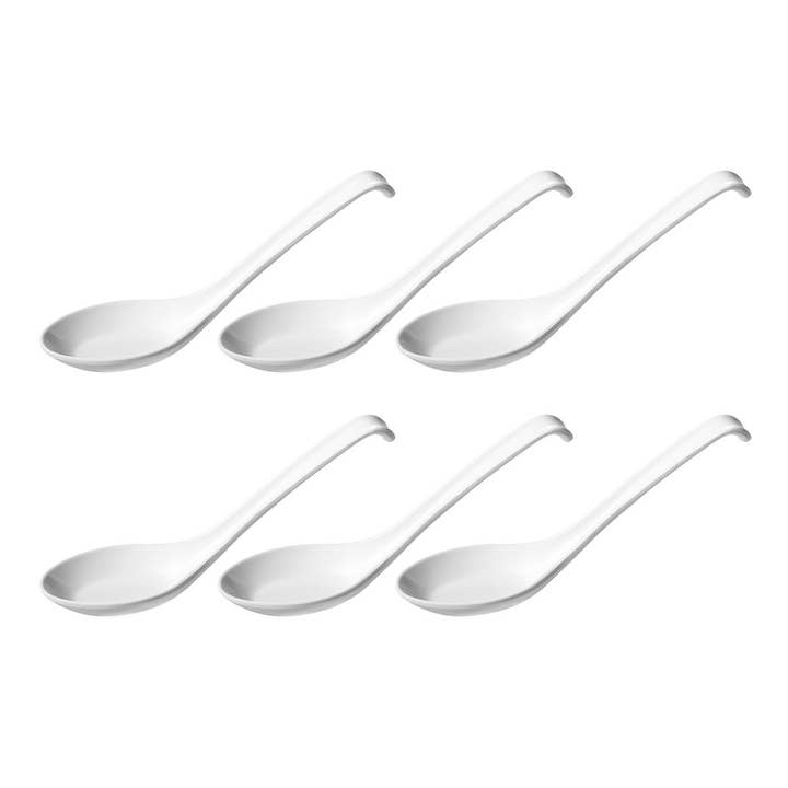 Helen's Asian Kitchen Asian Soup Spoons, Set of 6 for wholesale by HIC - Harold Import Co.