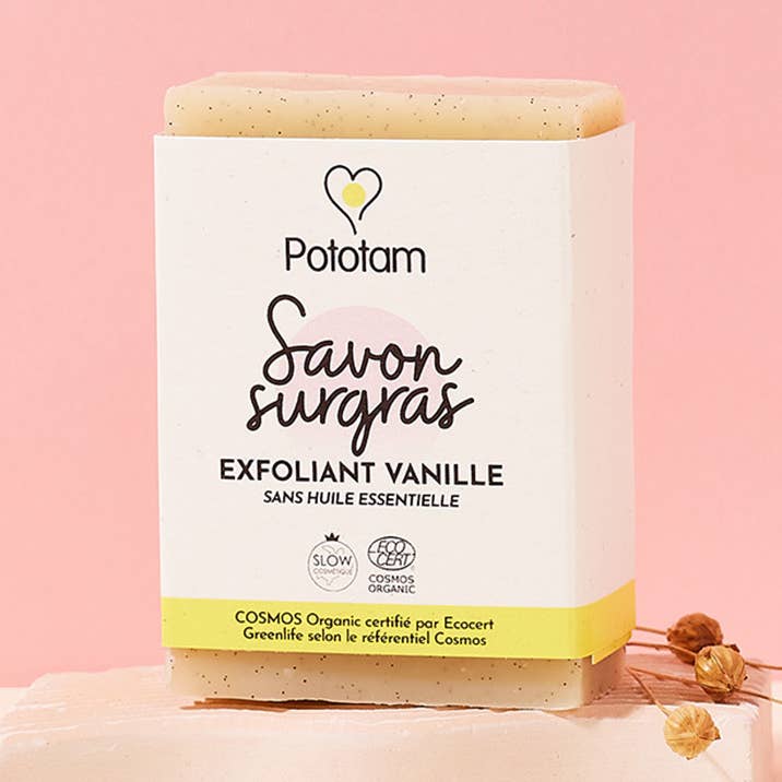 Vanilla Bean Exfoliating Soap for wholesale by Pototam