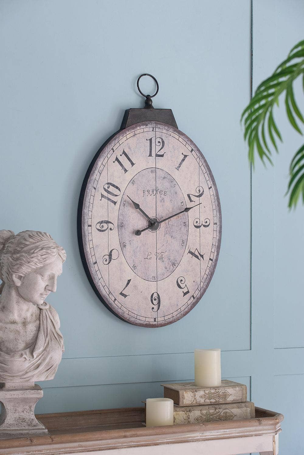 A&B Home Group Inc. - Wholesale Wall Clock - Oval Wall Clock2