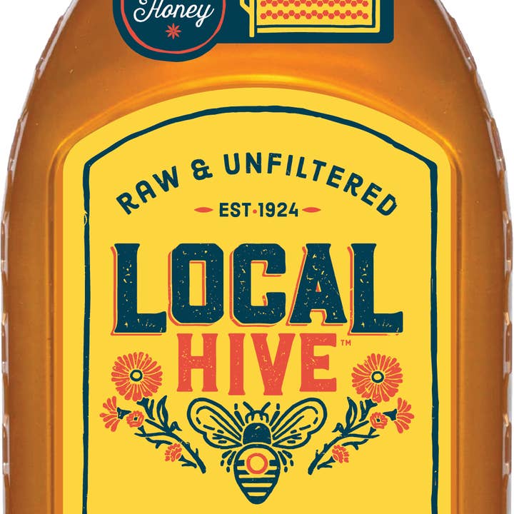 Local Hive Honey - Wholesale Honey - Local Hive, Raw & Unfiltered, Nor Cal Honey, 16oz
