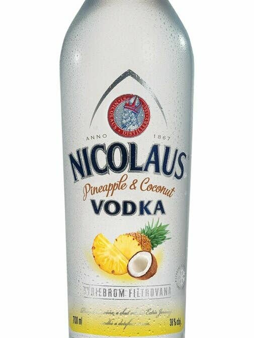 St. Nicolaus Pineapple Vodka (700ml) for wholesale by Skull X/ Skinny Witch