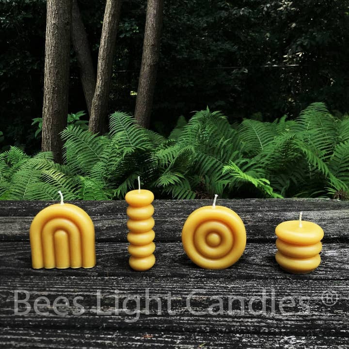 Donut Beeswax Candle Collection for wholesale by Bees Light Candles