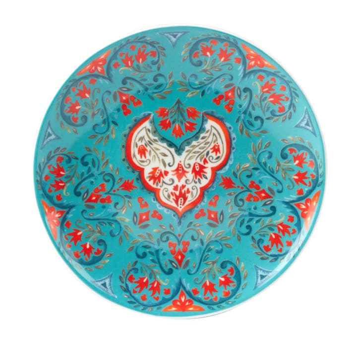 Certified International – wholesale Appetiser serveware – Francesca Canape Plate 6in 6 asst4