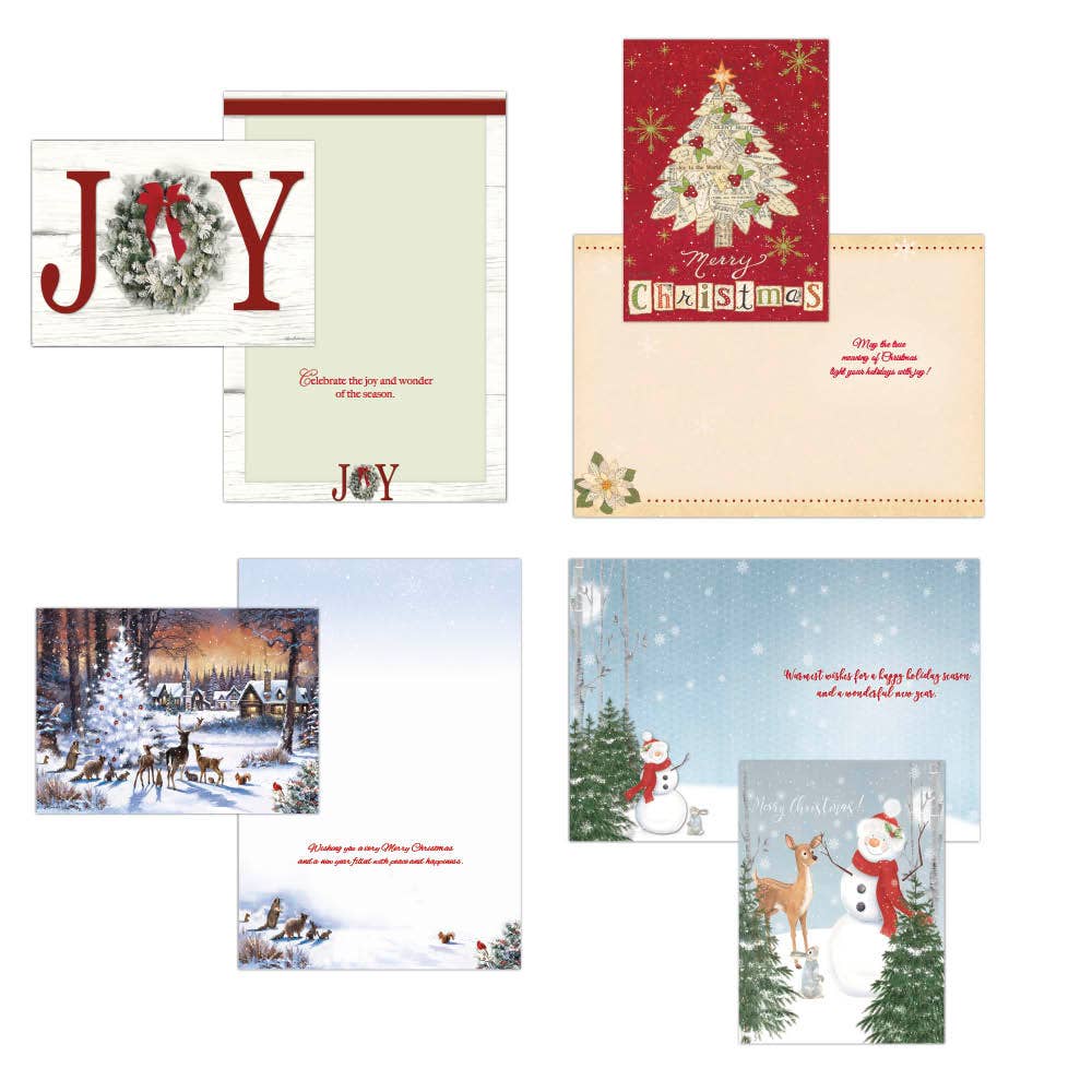 Crown Point Graphics - Wholesale Christmas Card - Jingle and Joy - Large Boxed Christmas Card Assortment2