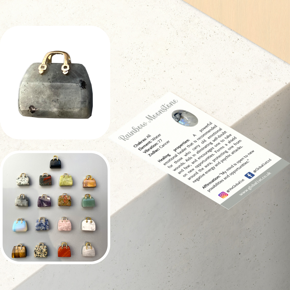 VIE - Wholesale Decorative Figurine - Mini Crystal Handbags, 2-2.5cm27