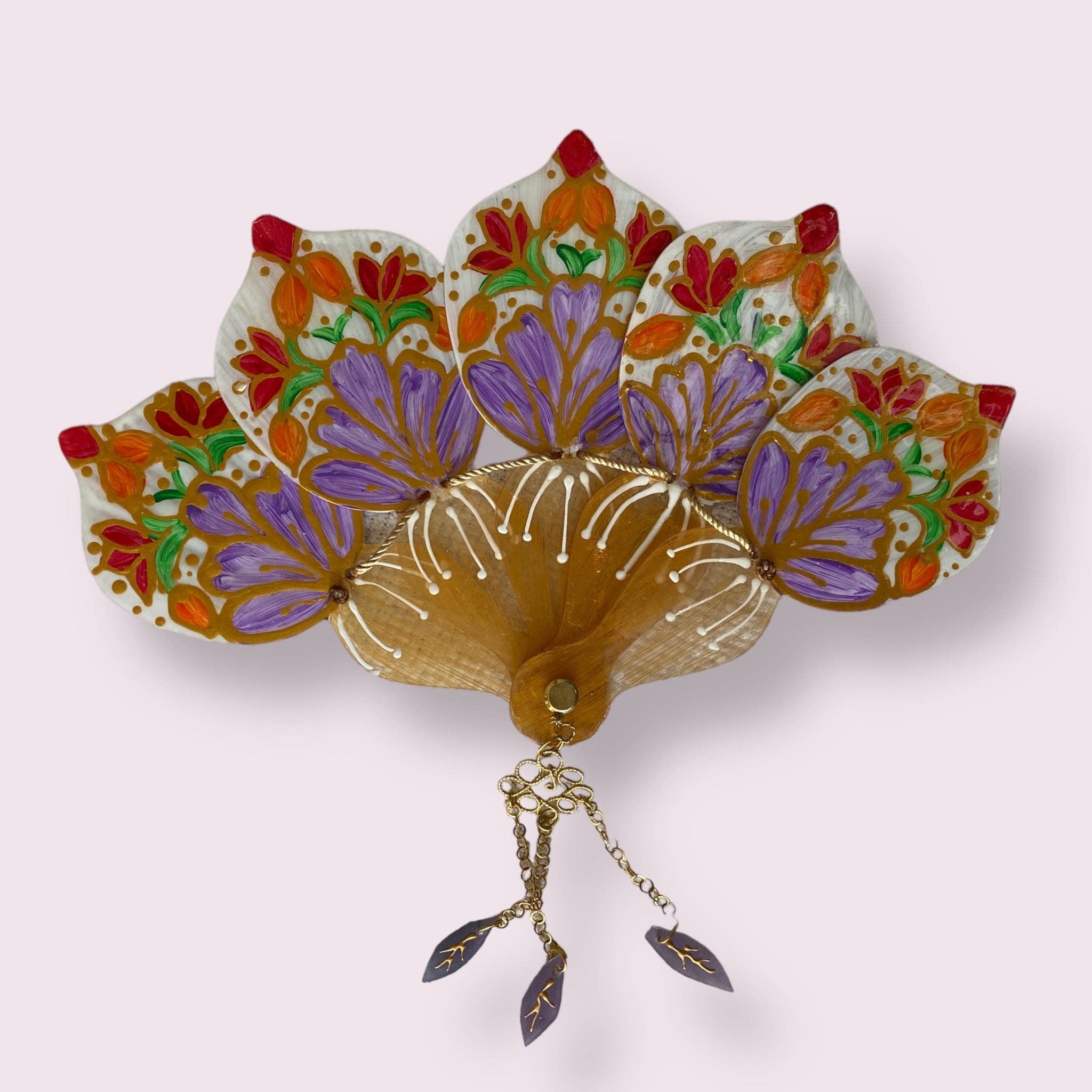 Arte e sfizio – Engroshandel Tilbehør til foldbar ventilator – Ventilator til håndtaske i plexiglas på 17 cm1