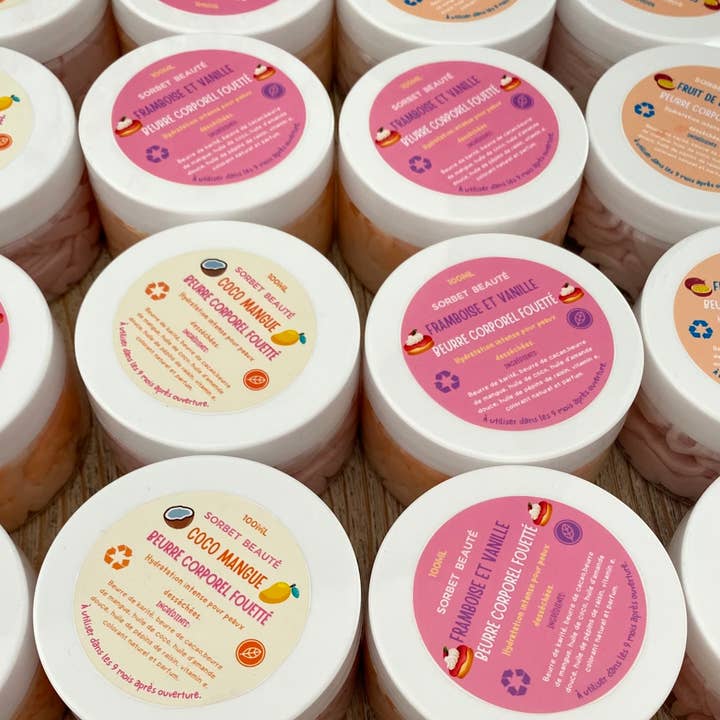 Sorbetbeaute – wholesale Body balm/butter – Whipped body butter/shea whipped whipped cream 100ml