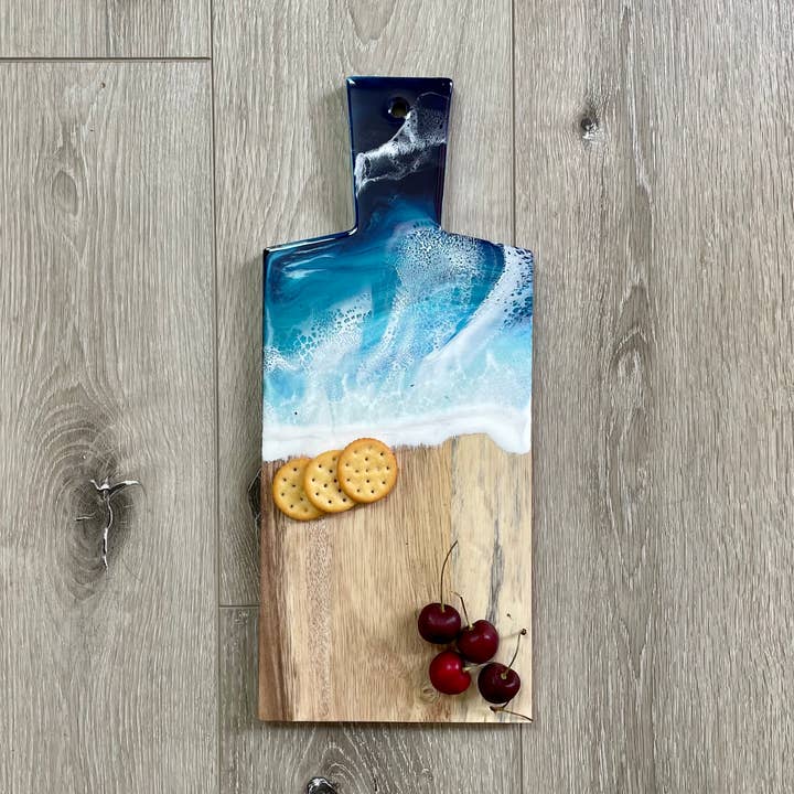 Tagliere per salumi, decorazione per la casa da spiaggia, vassoio da portata per la vendita all'ingrosso da parte di WLB Designs