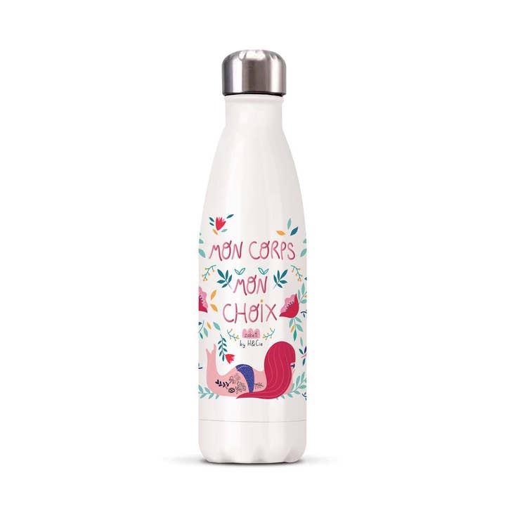 500 ml insulated bottle - My body my choice for wholesale by Maison Royal Garden