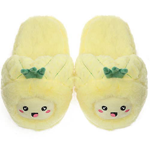 Millffy - Wholesale Slippers - Women's - Millffy Plush Pitaya Slippers Avocado Slipper fruit Pineapple funny Slippers7