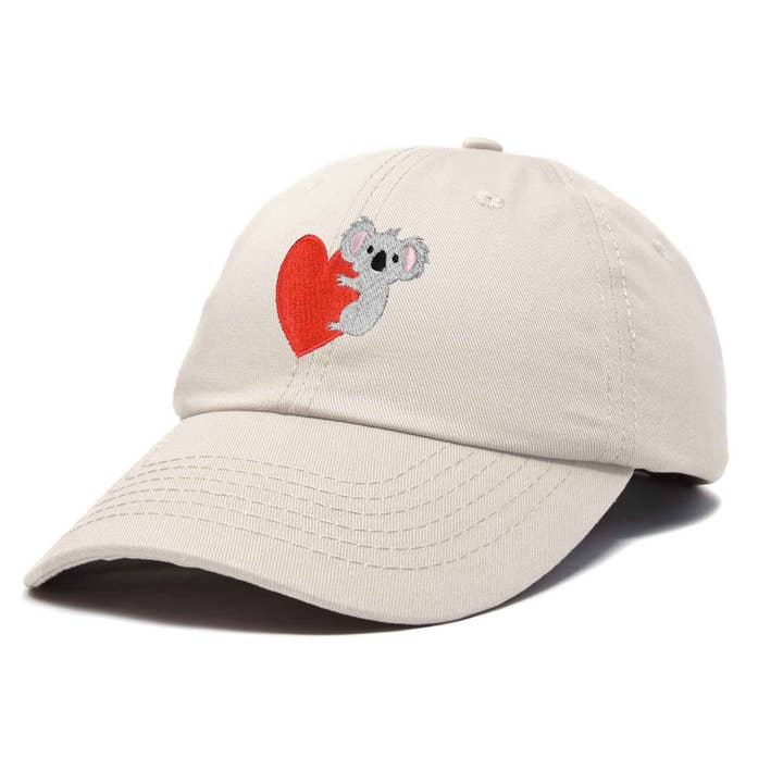 Dalix - Wholesale Baseball Cap - Women's - DALIX Cute Koala with Heart Hat Womens Embroidered Ball Cap3