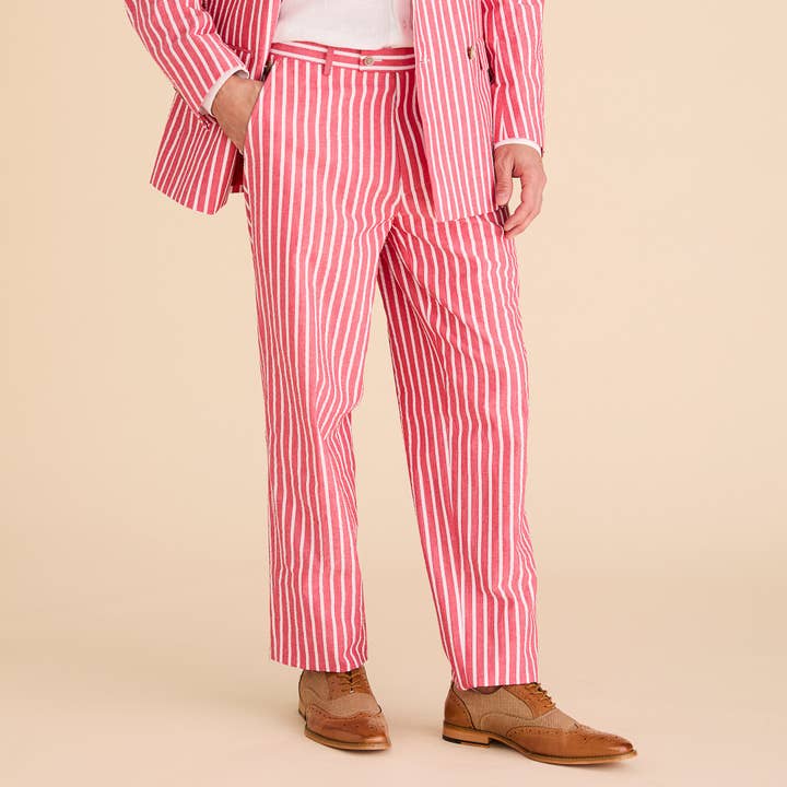 Seersucker Wide Stripe Pant for wholesale by Inserch