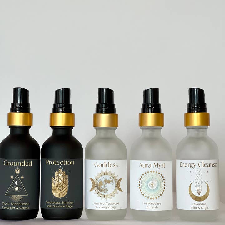 The Sacred Wild Candle Co - Wholesale Aromatherapy Mist - Aura Aromatherapy Body & Room Myst