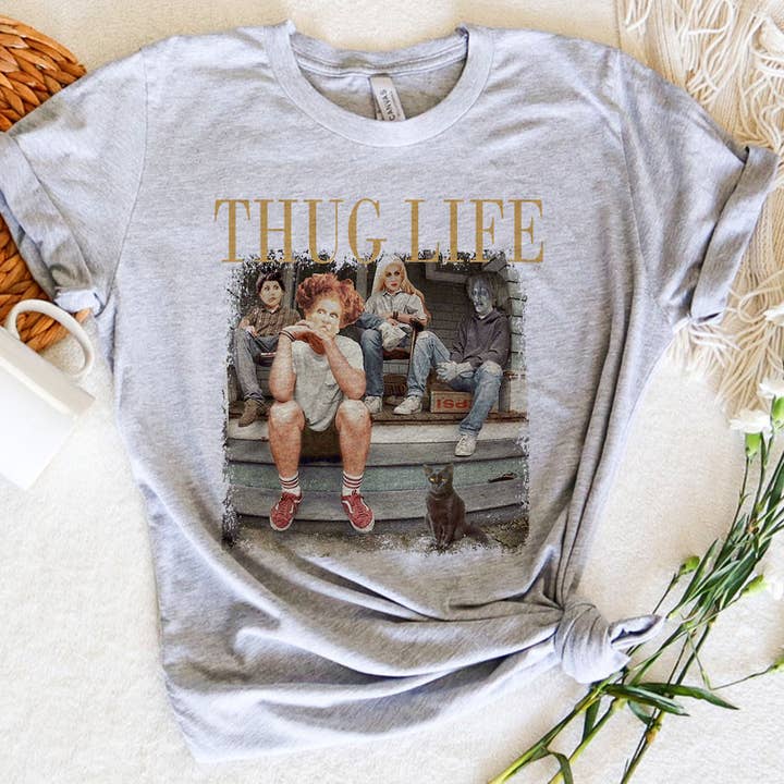 House Of Rodan - Wholesale T-shirt (graphic) – women's - Thug Life Hocus Pocus Inspired - Halloween Graphic Tee Shirt1