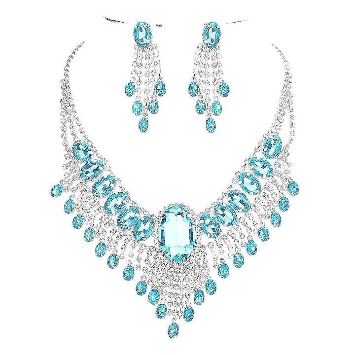 Diacly - Wholesale Jewelry Set - Bohemian Gatsby Theme Statement Necklace Set5