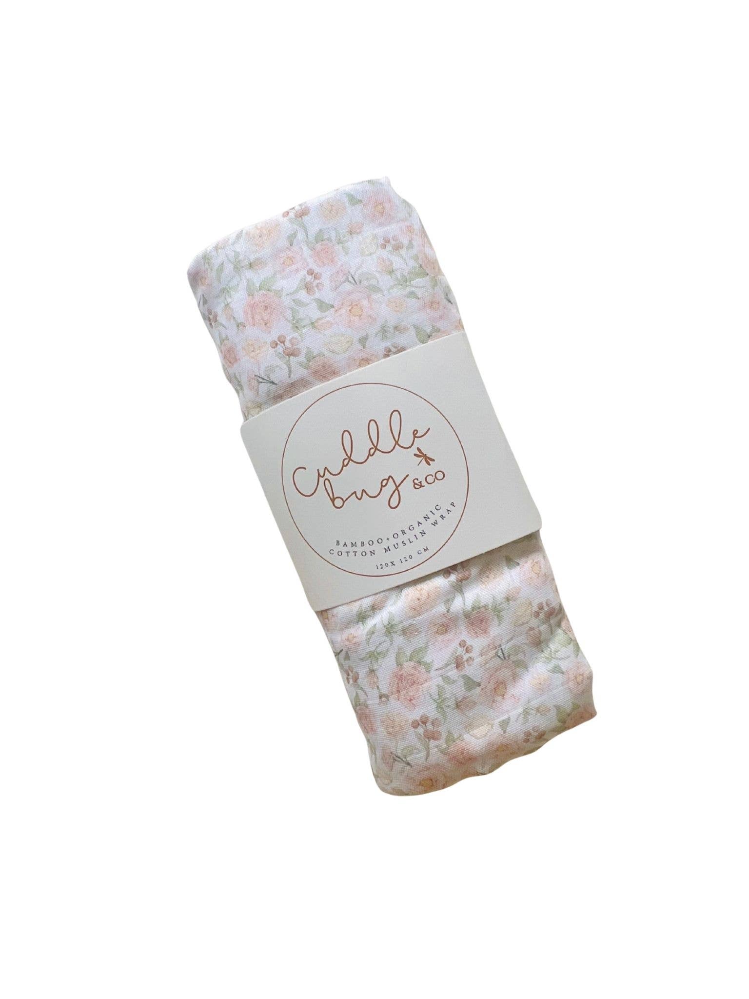 Cuddle Bug & Co - Wholesale Swaddle - Baby - Cuddle Bug & Co Bamboo Muslin Wrap Lola1