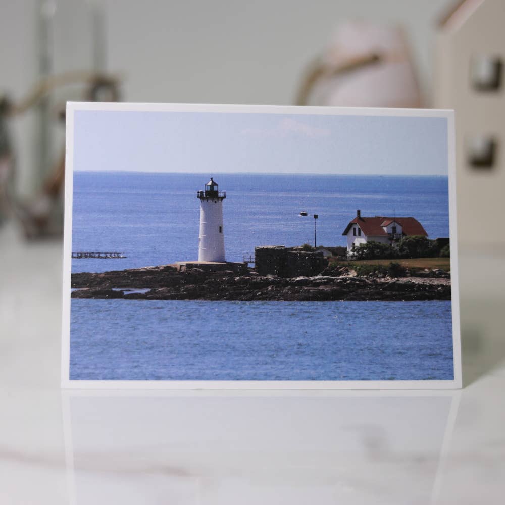 New England Prints - Wholesale Stationery/Notecard Set - Box of 5 All Occasion Lighthouse Blank Note Cards7