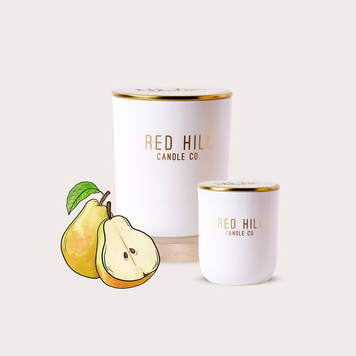 French Pear Candle for wholesale by Red Hill Candle Co.