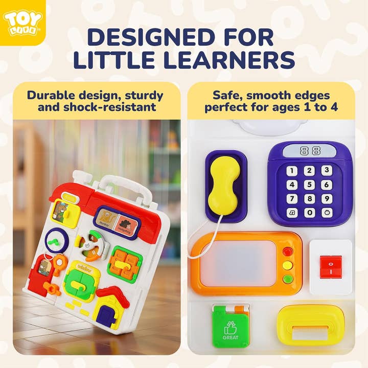 TOY Life - Wholesale Musical Toy - Kids & Baby - TOY Life Montessori Busy Board, 20‑in‑1 Baby Musical2